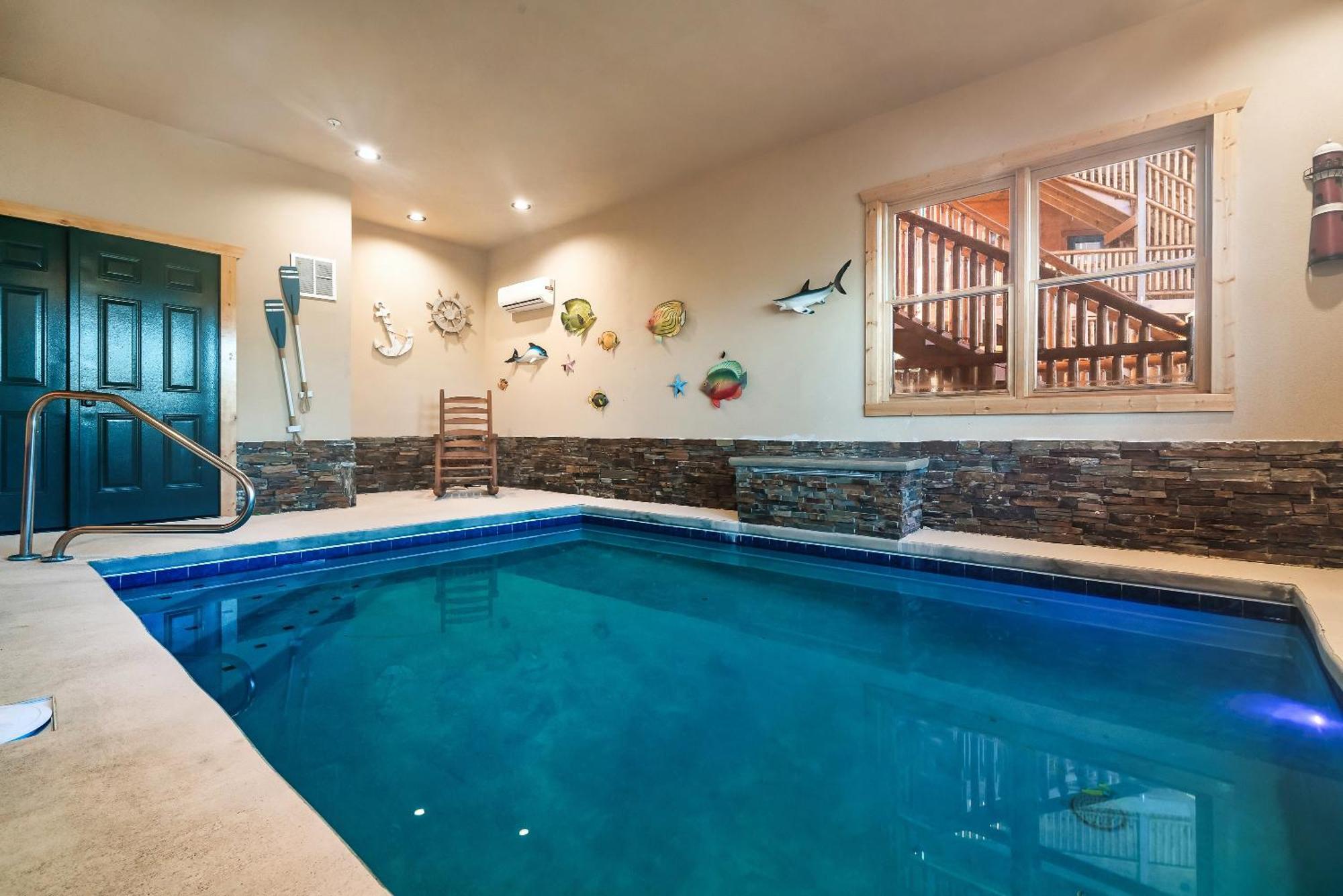 Full Equipped Cabin With A Pool And Game Room Smokies Views Gatlinburg Exterior foto